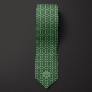 Cravate Peigne de miel vert Décontracté