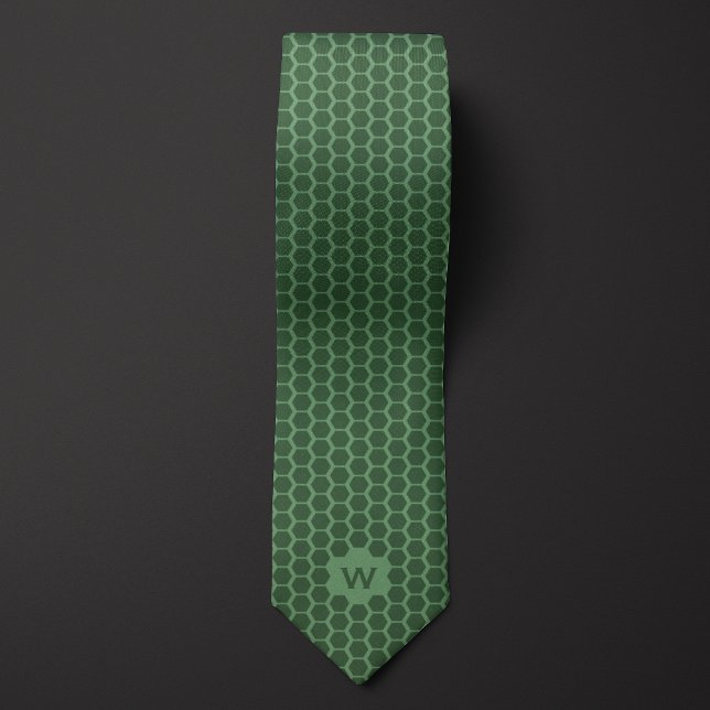 Cravate Peigne de miel vert Décontracté (Créateur téléchargé)