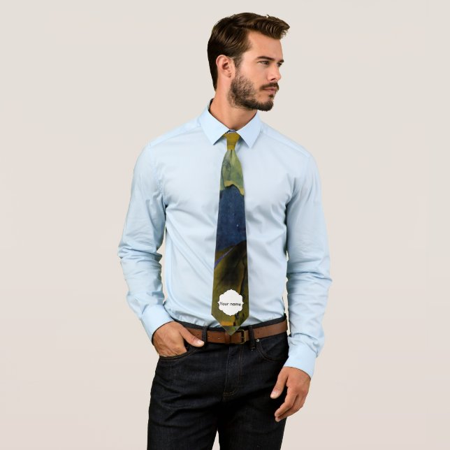 Cravate Peinture d'épluchage (En situation)