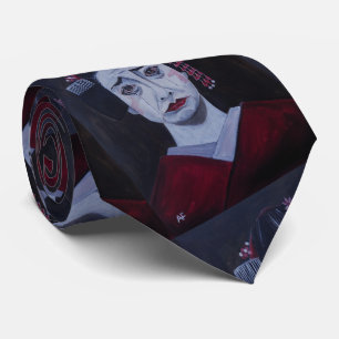 Cravate Peinture tristement belle d'Alfred Fox