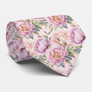Cravate Peonies Floral Peony Flowers