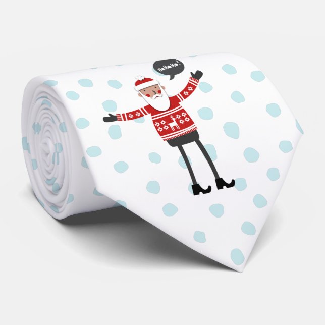 Cravate Père Noël (Roulé)