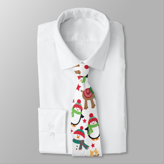 Cravate Père Noël Friends Christmas Necktie (Attaché)