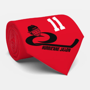 Cravate personnalisable d'hockey d'équipe de la