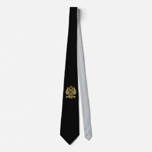 cravate PERSONNALISÉE DE 33 DEGRÉS MASONS (NOIR)