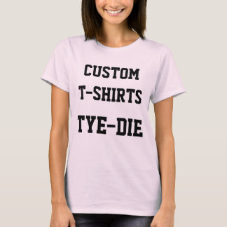 CRAVATE personnalisée pour femmes T-SHIRT T-DYE T-