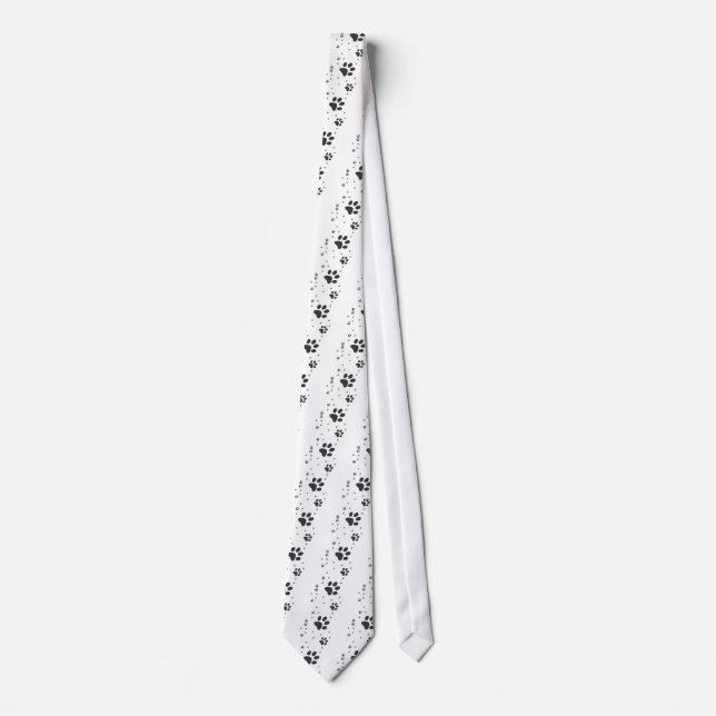 Cravate Personnalisés avec tu barbotes foncées (Devant)