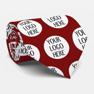 Cravate Personnalisez le motif de votre logo d'entreprise