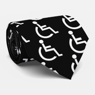 Cravate Personnes handicapées graphiques