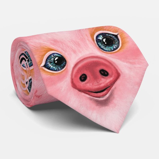 Cravate Petit Chien de bébé - Sourire (Roulé)