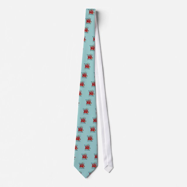 Cravate Phlebotomiste Artsy Tubes de sang Design Cadeaux (Devant)