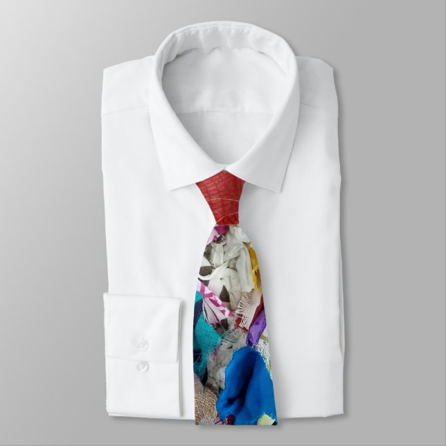Cravate Pièces textiles Abstraites (Attaché)