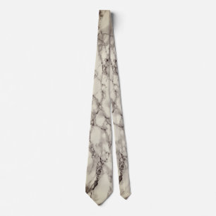 Cravate Pierre de Marbre blanc tendance - ivoire