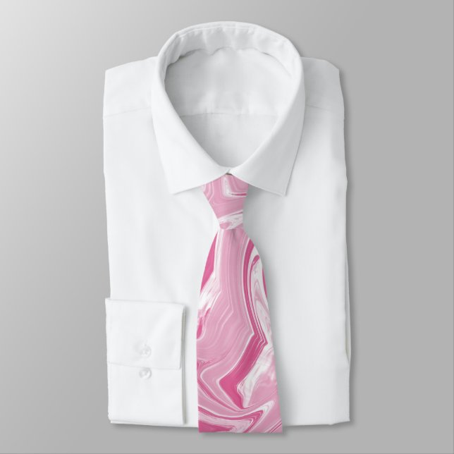 Cravate Pierre de marbre rose (Attaché)