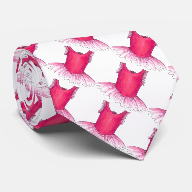 Cravate Pink Ballet Dance Enseignant Tutu Considérant Dans (Roulé)