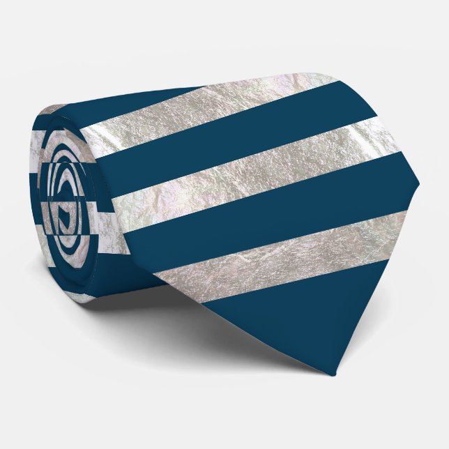 Cravate PixDezines do-it-yourself couleur/fausse feuille a (Roulé)