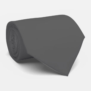 Cravate PixDezines GRIS ARDOISE UNIE/COULEUR DIY
