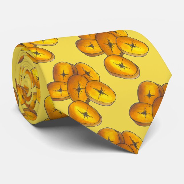 Cravate Plaines frites Cuisine Bananes Caraïbes Alimentati (Roulé)