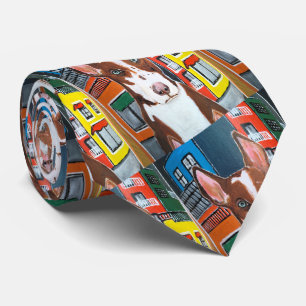 Cravate Podenco dans Town Peinture par Alfred Fox