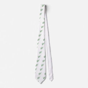 Cravate Poetica Gecko en vert