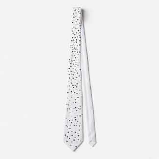 Cravate Points blancs et noirs