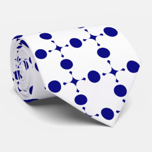 Cravate Pois Bleus de la Marine, Motif à points Polka, poi