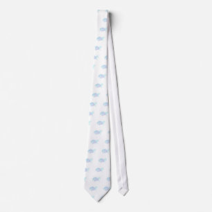 Cravate Poisson bleu par Wendy C. Allen