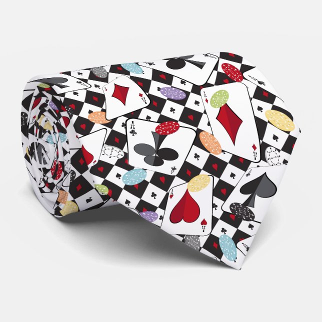 Cravate Poker (Roulé)