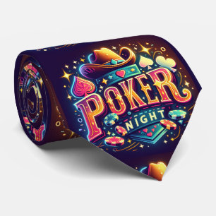 Cravate Poker Night Texte Et Casquette Cowboy