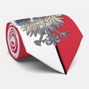 Cravate Polonais Eagle de drapeau de la Pologne