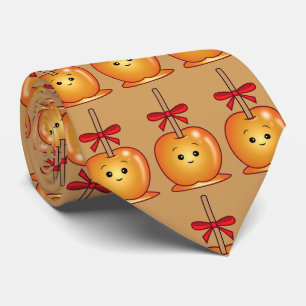 Cravate Pomme de caramel avec une patte