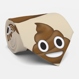 Cravate Poop Emoji