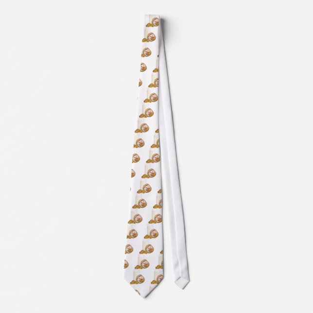 Cravate Porc de biscuit (Devant)