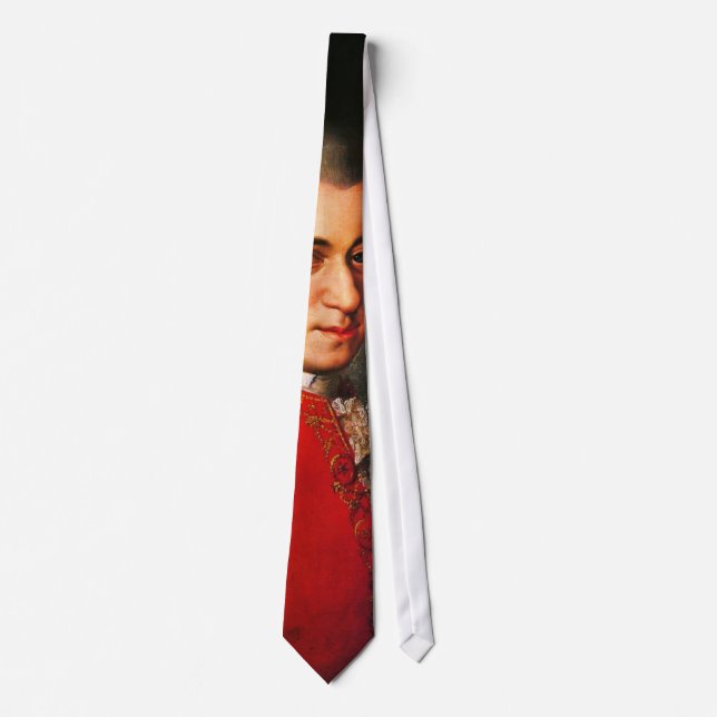 Cravate Portrait de Wolfgang Amadeus Mozart (Devant)