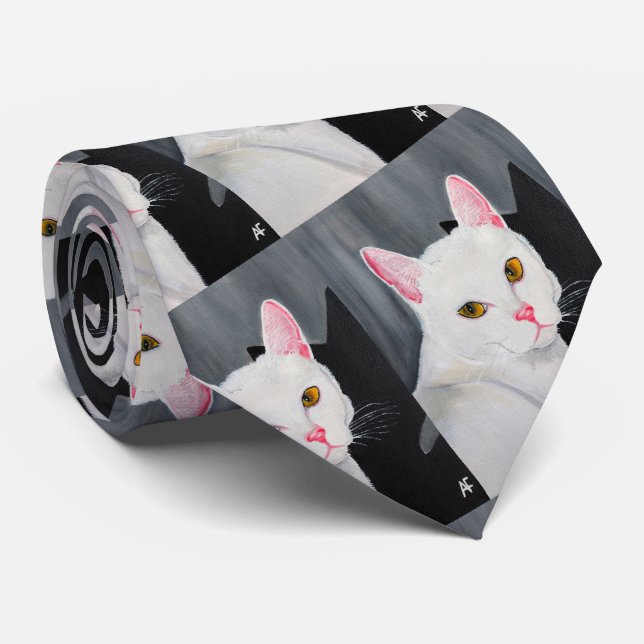 Cravate Portrait of Blanca Painting by Alfred Fox (Roulé)