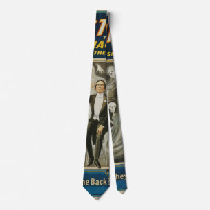 Cravate Poster Magique vintage, Thurston, Le Grand Magicie