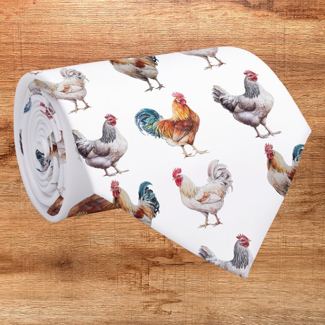 Cravate Poulet Drôle (Créateur téléchargé)