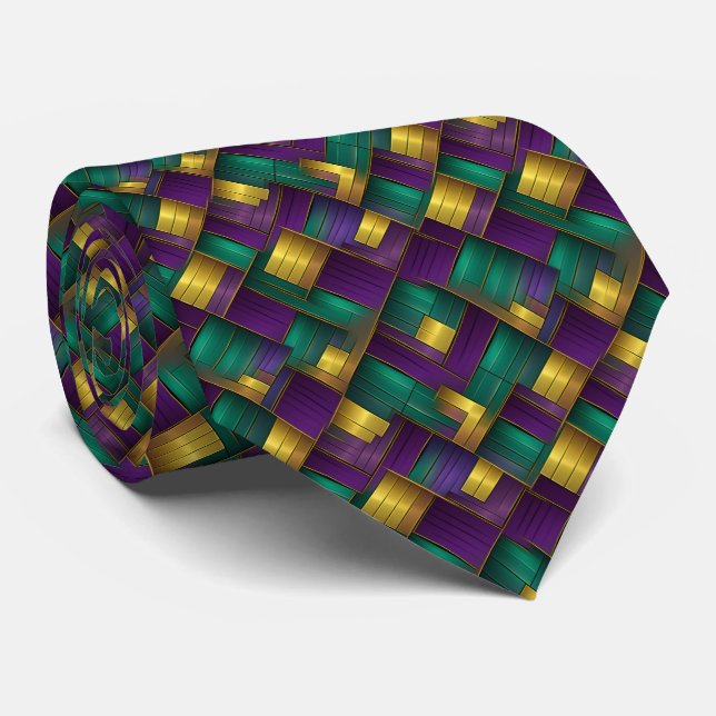 Cravate pour homme Mardi Gras  (Roulé)