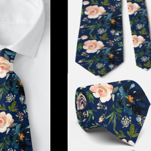 Cravate pour homme Nœud papillon floral pour mar
