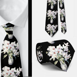 Cravate pour homme Nœud papillon floral pour mar
