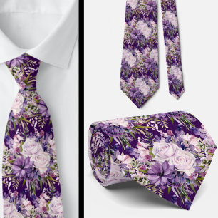 Cravate pour homme Nœud papillon floral pour mar