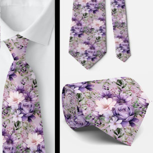 Cravate pour homme Nœud papillon floral pour mar