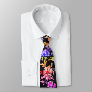 Cravate pour homme rose et bleu marine classique –