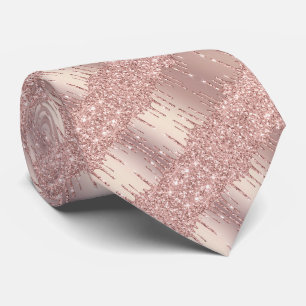 Cravate pour Rose de fête Gold Blush Parties scint