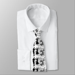 CRAVATE POUR VOTRE HOMME QUI AIME "ROCK AND ROLL"/