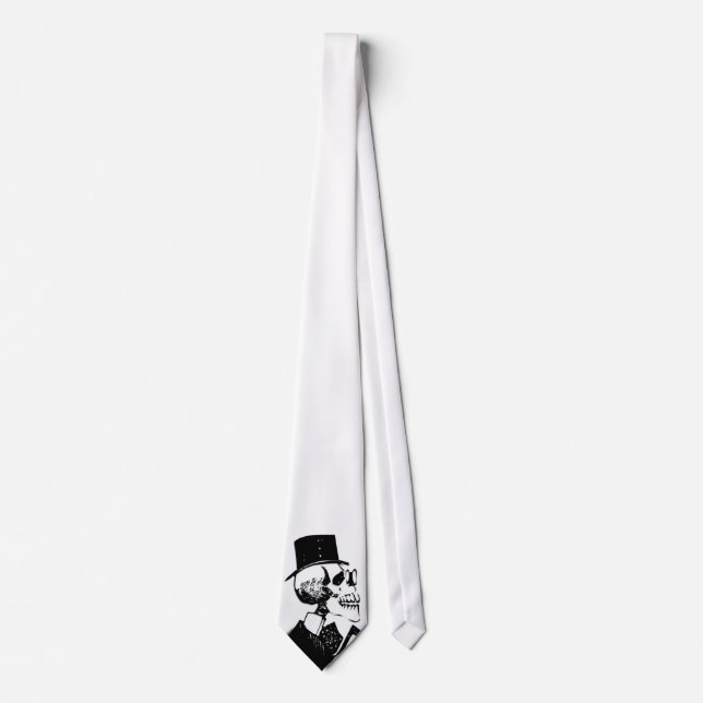 Cravate Preacher Skeleton Necktie (Devant)