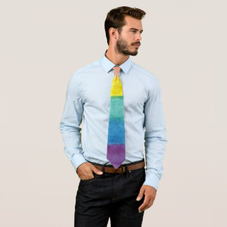 Cravate Pride LGTBI colors rainbow