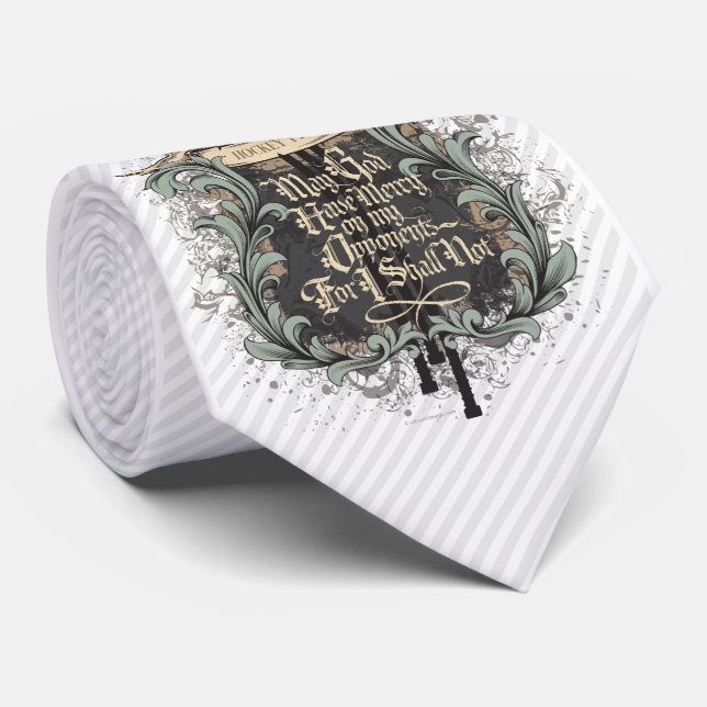 Cravate Prière de hockey (avec le numéro du joueur) (Roulé)