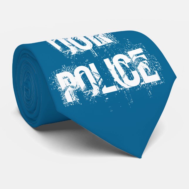 Cravate Priez pour votre police (Roulé)