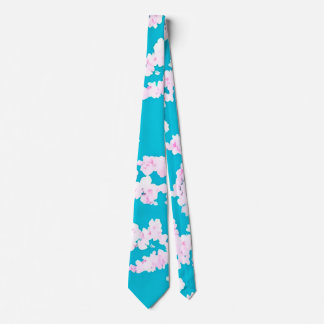 Cravate Printemps Fleur de cerisier japonais Motif